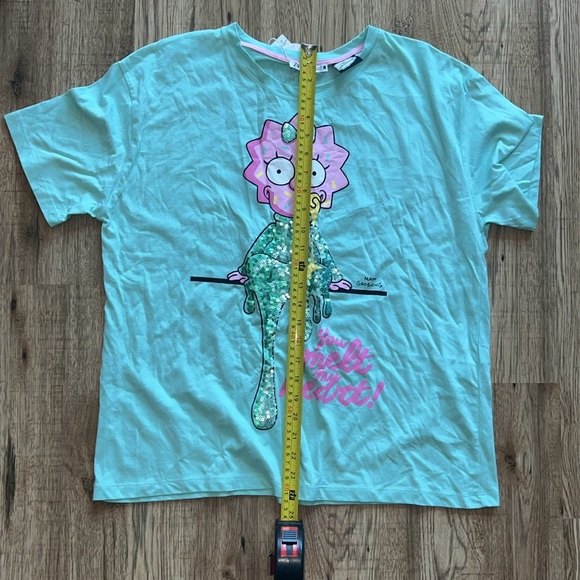 NEW! Zara ‘Maggie Simpson’ Sequins Graphic Tee - Picture 5 of 7